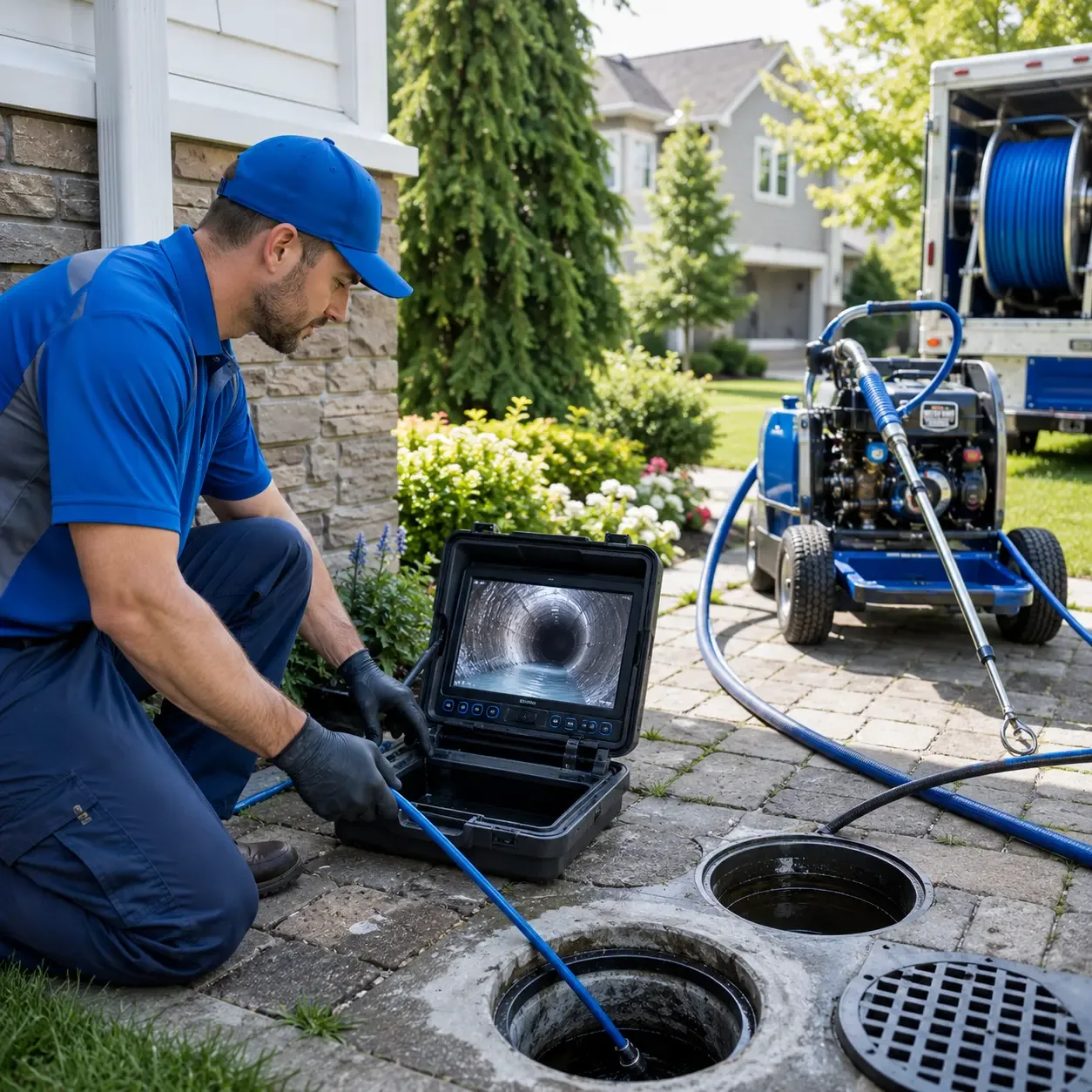 Outdoor drain cleaning professionals serving Canton, NC